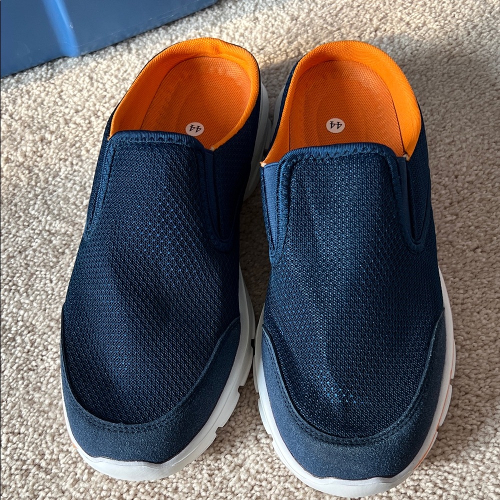 Navy Blue Slip-On Shoes